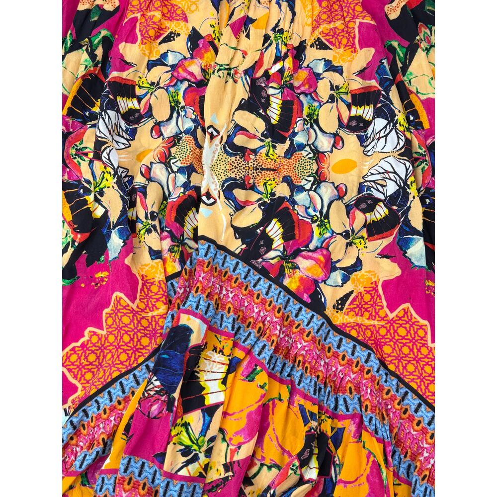 BHANUNI By Jyoti Anthropologie Christia High low Maxi Skirt Size 4 - Picture 4 of 5